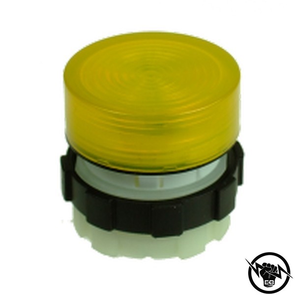 Индикатор - монтажен отвор - Френелова леща, монтажен отвор - Ф22, IP67, жълт