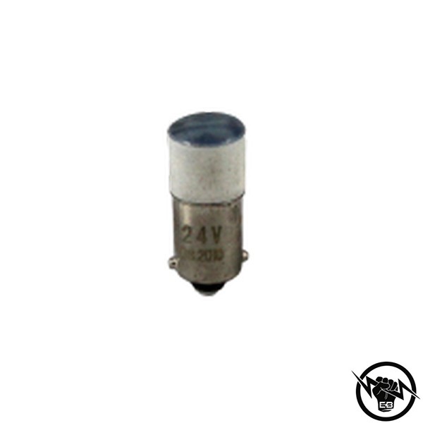 LED лампа - 230 V AC, за гнездо B3F, размер BA9S, синя