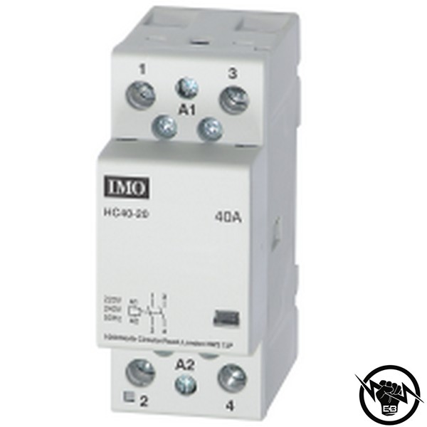Модулен контактор - 2P/2NO, 63A, AC1, 230VAC