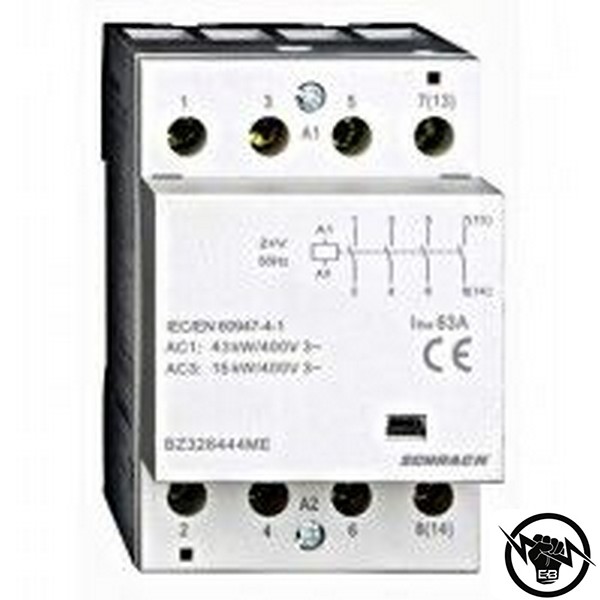 Модулен контактор 40A, 2NO+2NC, 230VAC, AMPARO