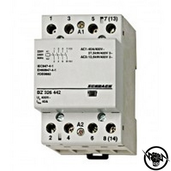 Модулен контактор - 4P/4NO, 40A, AC1, 230VAC