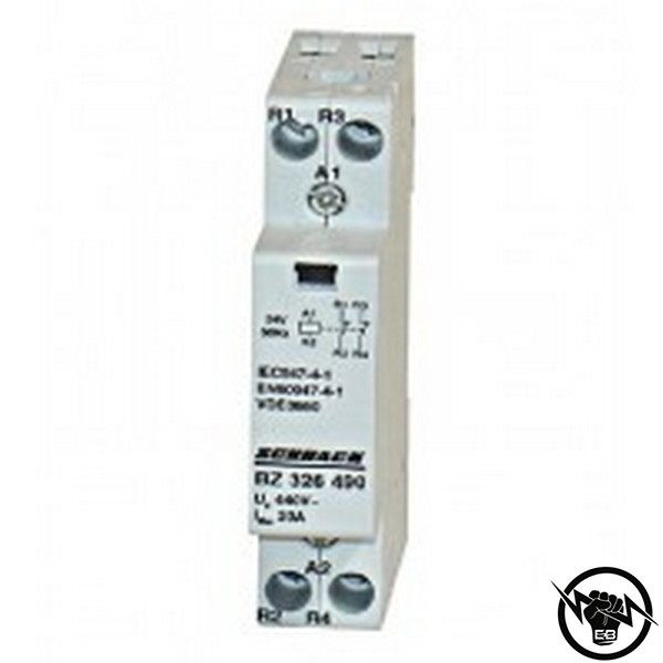 Модулен контактор - 2P/2NO, 20A, AC1, 230VAC, 0dB