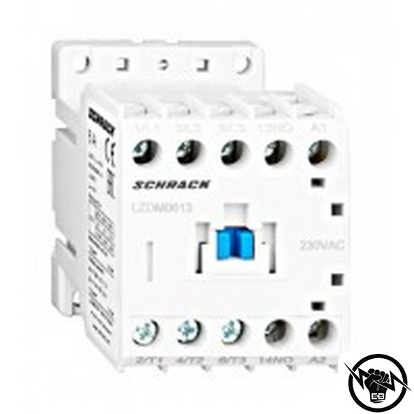 Контактор 4P 4NO, CUBICO, 6A, 230VAC 2.2 kW