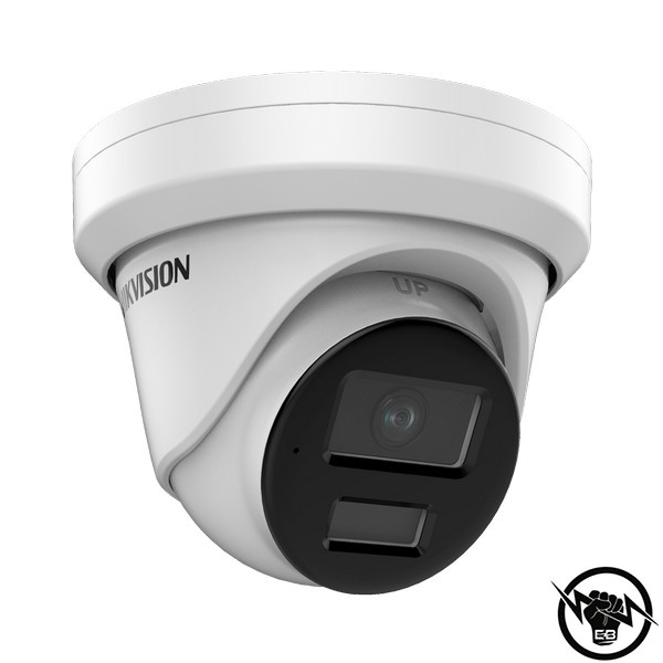 4 Мегапикселова куполна IP камера за видеонаблюдение с хибридна бяла +