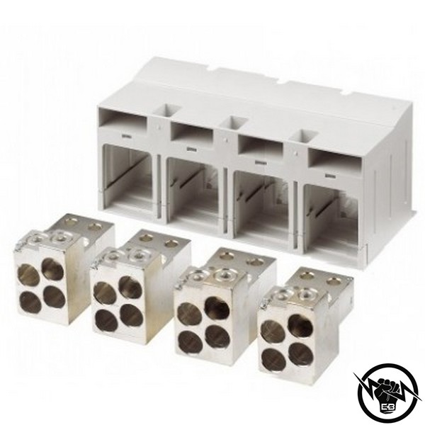 Тунелна клема 4Р 4x240mm² за MC4 с клемен капак 400 A
