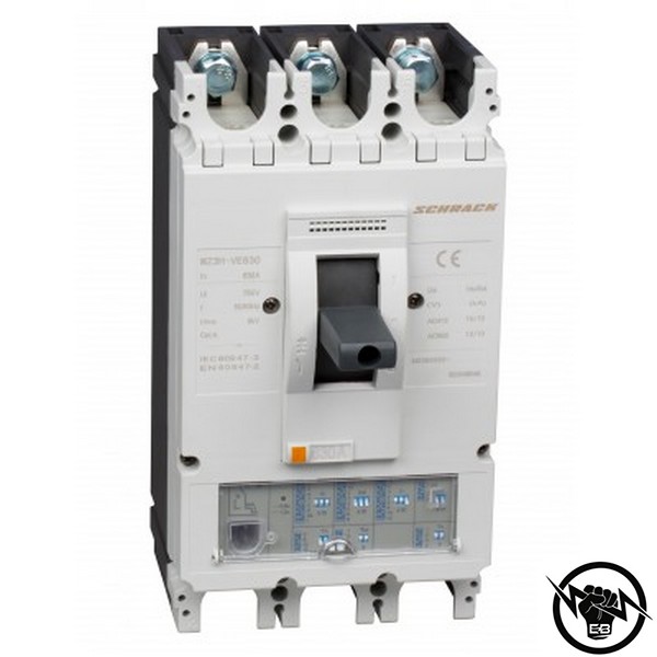 Прекъсвач с лят корпус MZ3, Тип VE, 3P, 70kA, 400A