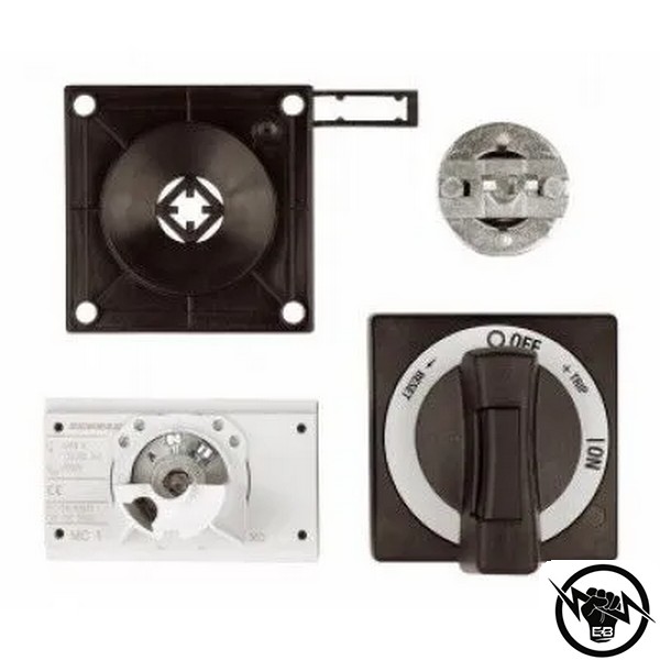 Въртяща ръкохватка за врата с предно зак. Жълто/Червено, MC1