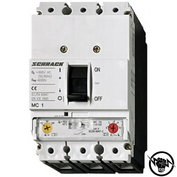 Автоматичен прекъсвач MC1 Тип M, 3Р, 50kA, 63A