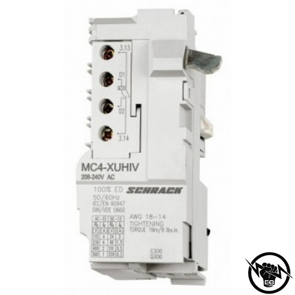 Мин.напреженов изключвател с бързи контакти, 230VAC, MC4