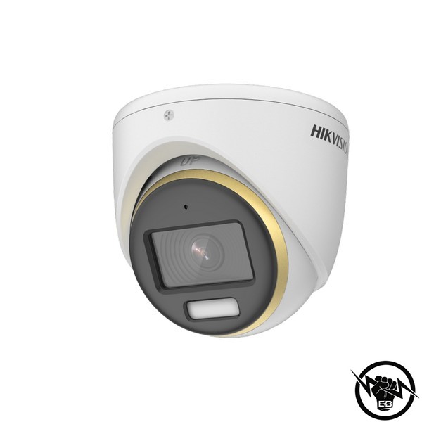 2MPx HD-TVI куполна камера за видеонаблюдение с ColorVu технология за цветна картина при пълна тъмнина