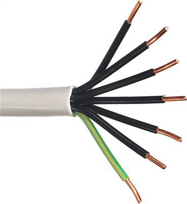 КАБЕЛ H05VV-F/ШВПС 7Х1.5 300/500V мед 7.0 жила
