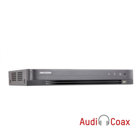 16-канален пентабриден DVR за видеонаблюдение с 16 аудио входа